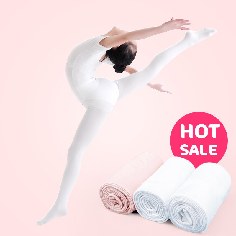 Mallas de Ballet blancas de gran elasticidad para hombre y niño, mallas de  LICRA para baile, venta al por mayor, envío gratis