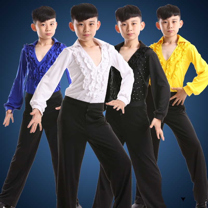 Impresionante Ropa de baile latino para niño con camisa moderna - Bailongas