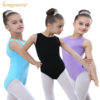 Perfecto Maillot de Ballet para niñas sin mangas