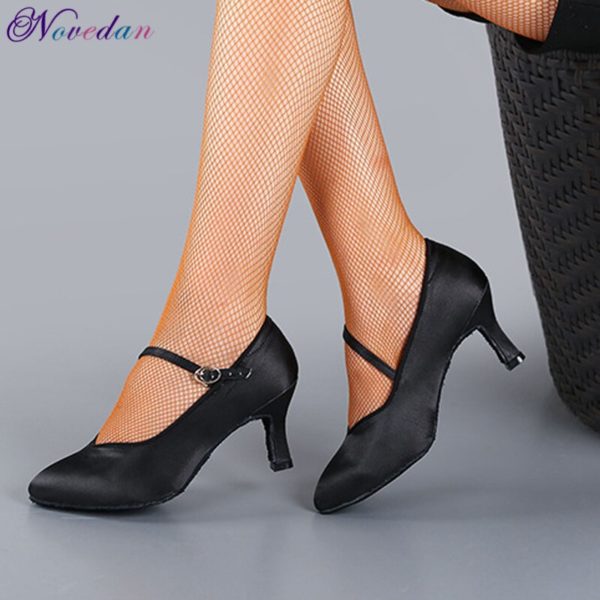 Bellos Zapatos de baile de salón con tacón Delgado 5,5 cm/6,5 cm/7